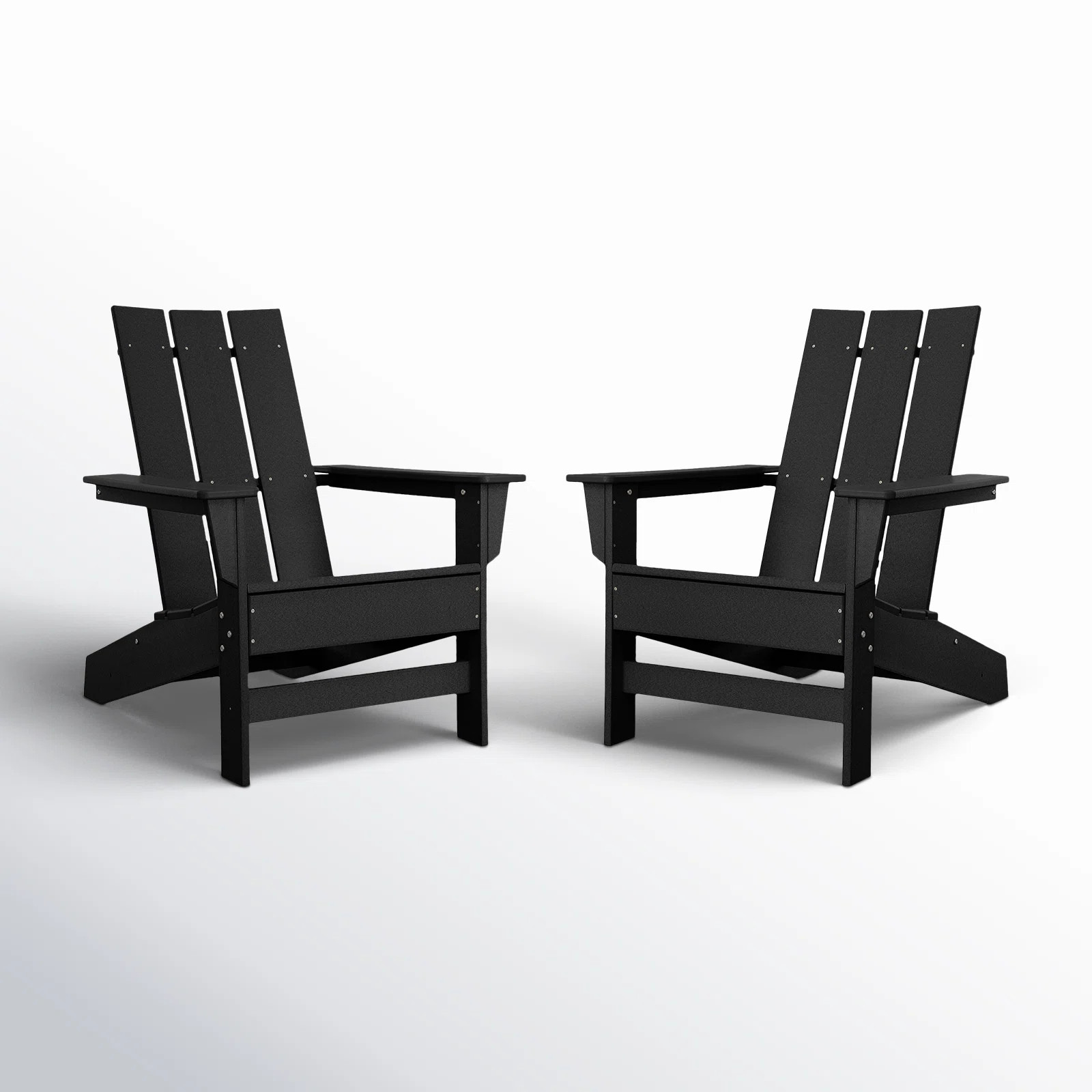 Ratcliff All-Weather HDPE Adirondack Chair Set of 2 | Wayfair North America