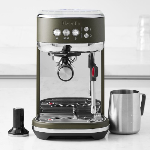Breville Bambino Plus Espresso Machine, Olive Tapenade | Williams-Sonoma