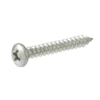 #8 x 1 in. Phillips Pan Head Zinc Plated Sheet Metal Screw (100-Pack) | The Home Depot