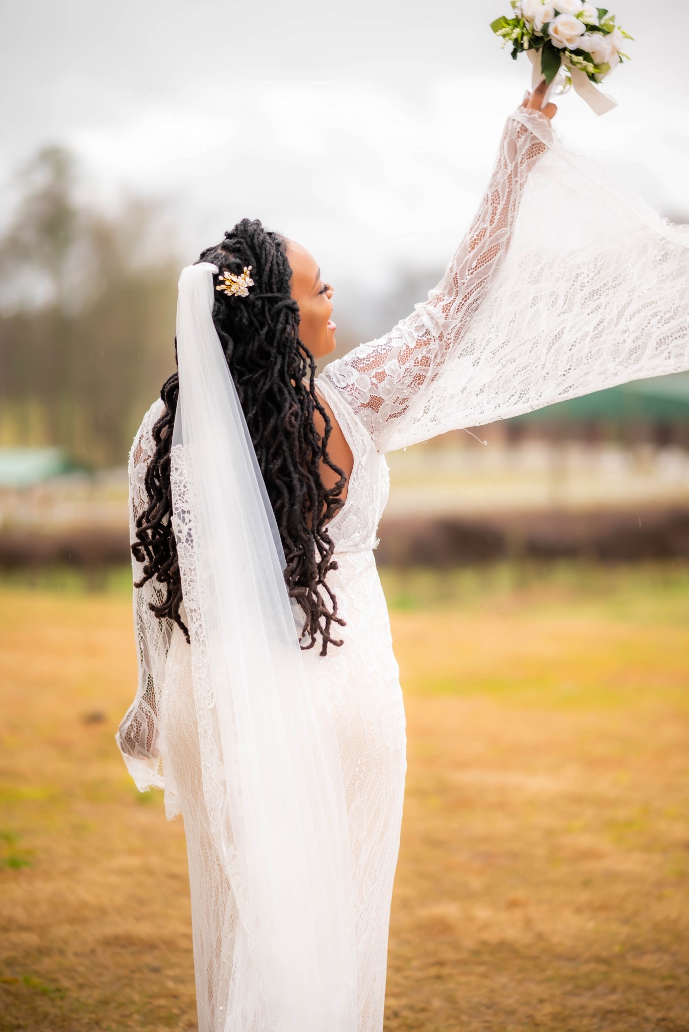 My veil, bouquet & wedding dress we literally under $400 TOGETHER 

#LTKWedding #LTKParties #LTKStyleTip