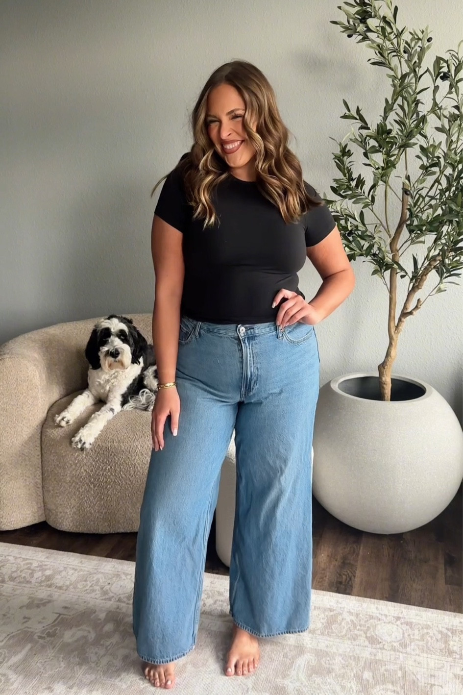 Wearing a 32! 

#LTKMidsize #LTKFindsUnder100 #LTKMostLoved