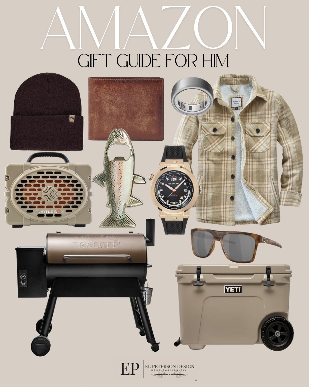 Amazon
Gift guide for him
Fleece flannel shirt
Grill
Yeti ice chest
Beanie
Wallet
Portable heater
Sunglasses
Watch
Bottle opener 

#LTKFindsUnder100 #LTKFindsUnder50 #LTKGiftGuide