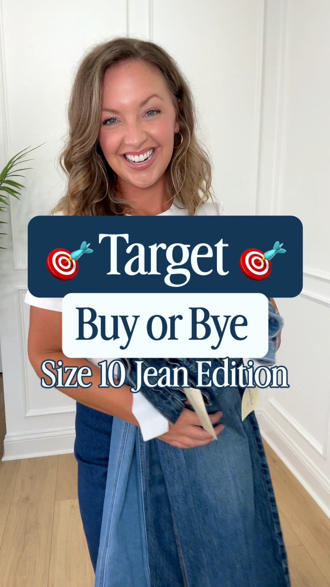 Target Try On Haul: Size 10 Jeans Edition! I tried on some of the most popular styles of denim jeans at Target so you don’t have to!!  I am 5’5” Size 8/10 , pear shaped 🍐
wearing size 10 jeans in:
Wide Leg Jeans
90’s Baggy Jeans
Straight Leg Jeans
Sailor Wide Leg Ankle Jeans
❓Which is your favorite style of jeans?

Target Denim, Target jeans , target style, Jeans ,Target try on haul

#jeans #denim #targettryonhaul #targetjeans
#size10 #midsizejeans #pearshape #midsizefashion


#LTKMidsize #LTKautumn #LTKFindsUnder50