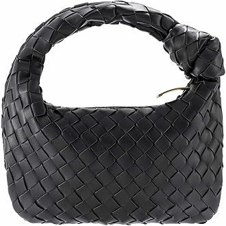 Yokawe Women Handbag Leather Shoulder Bag Woven Clutch Bag Handmade Hobo Bag Fashion Dumpling Pur... | Amazon (US)