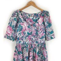 Laura Ashley Dress, Vintage Dress, Retro Dress, Floral Dress, Boho Dress, Summer Dress, Pleated Dres | Etsy (UK)