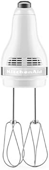 KitchenAid KHM512WH 5-Speed Ultra Power Hand Mixer, White | Amazon (US)