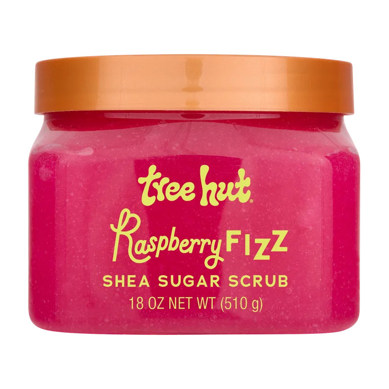 Tree Hut Raspberry Fizz Shea Butter Sugar Body Scrub, 18 oz | Walmart (US)