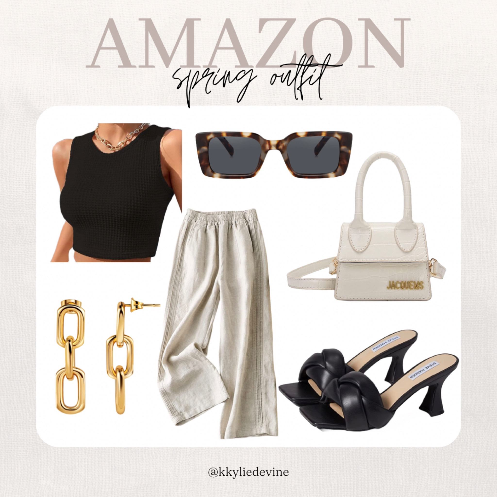 neutral outfit for spring + summer from amazon🤍 follow for more ;) 

#LTKfit #LTKFind #LTKSeasonal