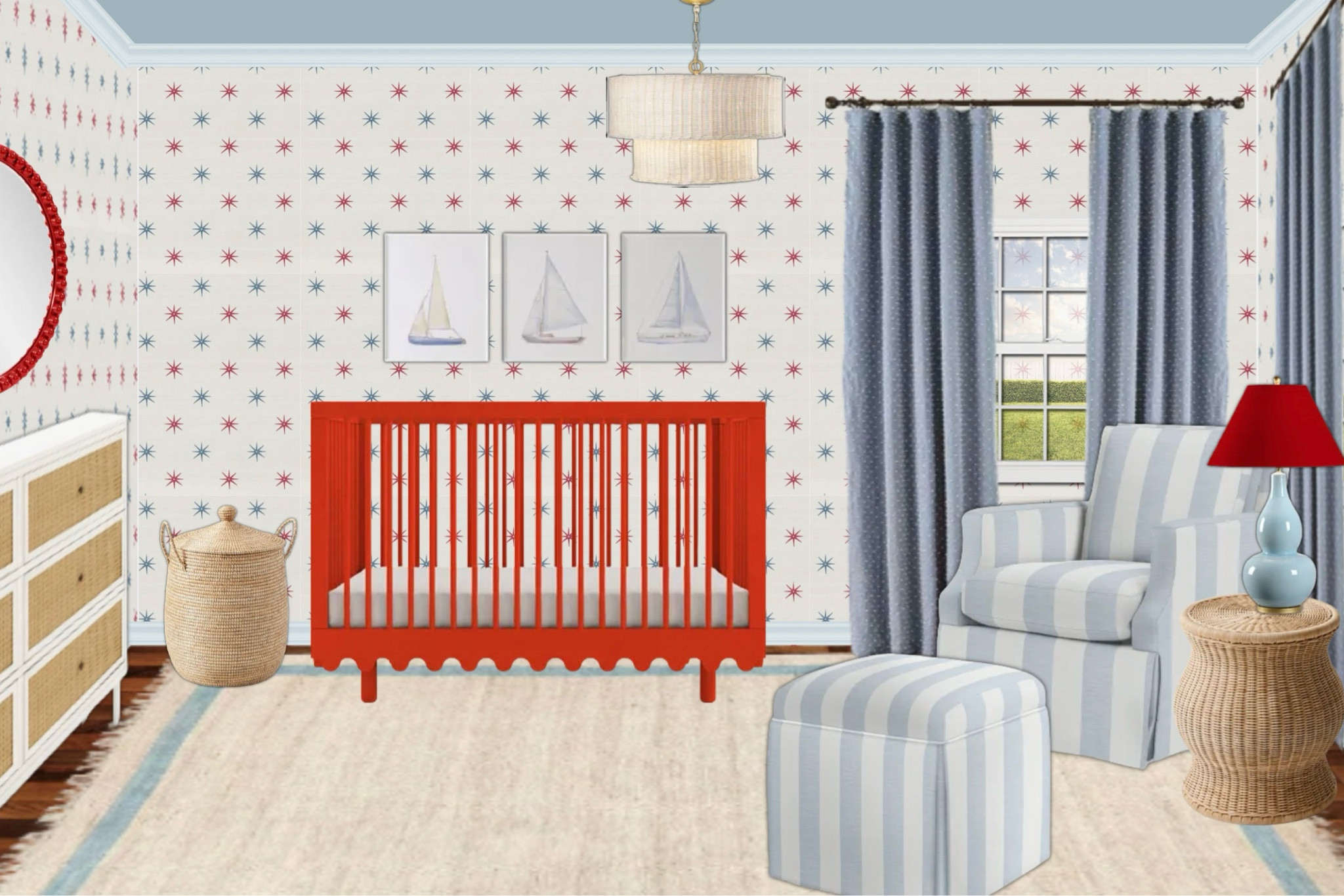 Red White and baby blue 

#LTKStyleTip #LTKBaby #LTKHome
