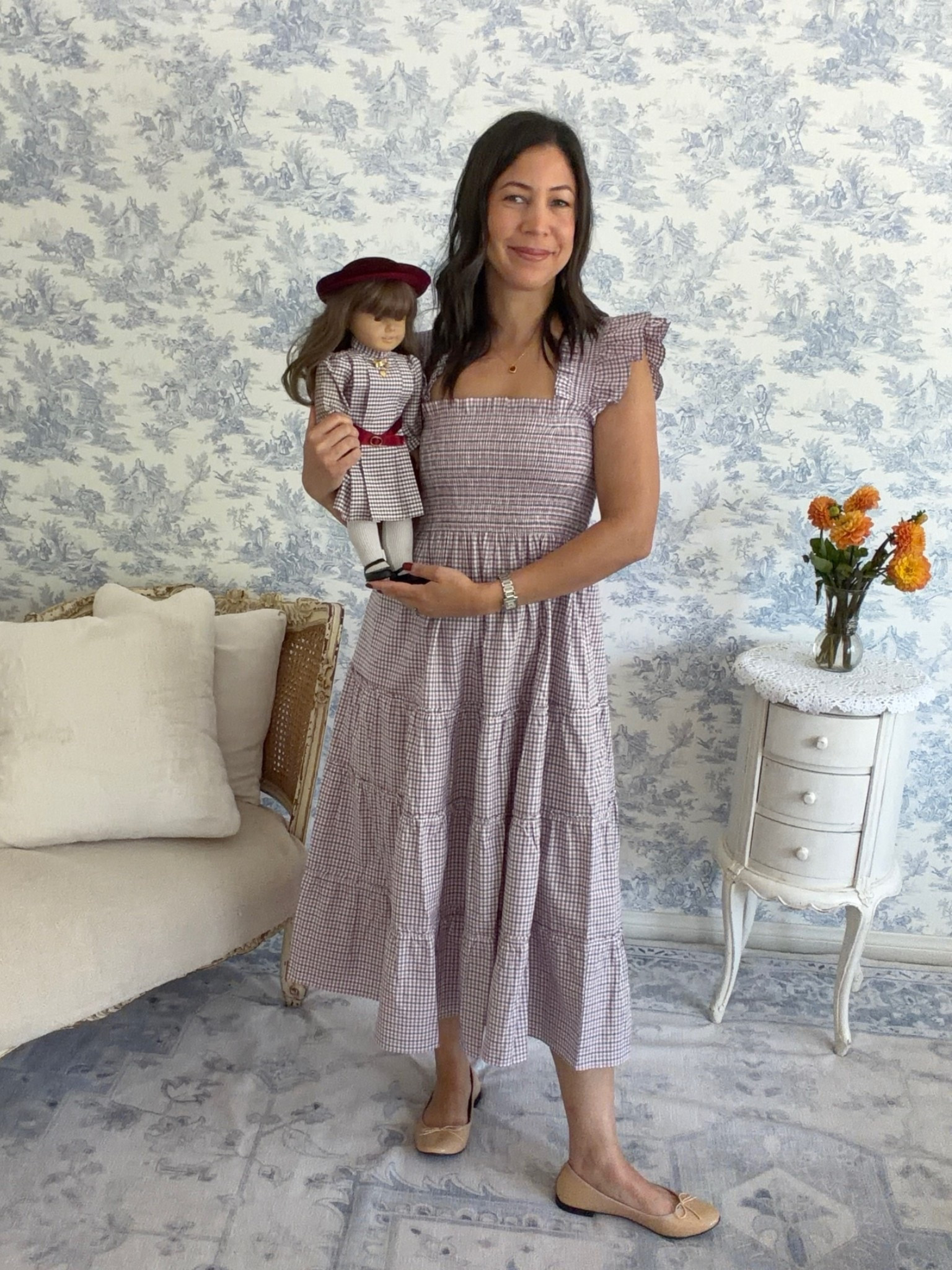 I still love my American Girl Samantha doll, so when Hill House Home released a limited-edition American Girl Nap Dress, I simply had to have it!

You're never too old to dress like your dolls. 🎀

There is something so nostalgic and joyful about this collaboration. Samantha was such a special part of childhood for so many of us, and wearing a dress inspired by that world brings back the sweetest memories. I love fashion that tells a story and doesn't take itself too seriously.
Were you an American Girl fan? And most importantly... which doll did you have? Tell me in the comments! 🎀

#HillHouseHome #AmericanGirl #SamanthaParkington #NapDress

#LTKootd #LTKdayinmylife #LTKselfcare