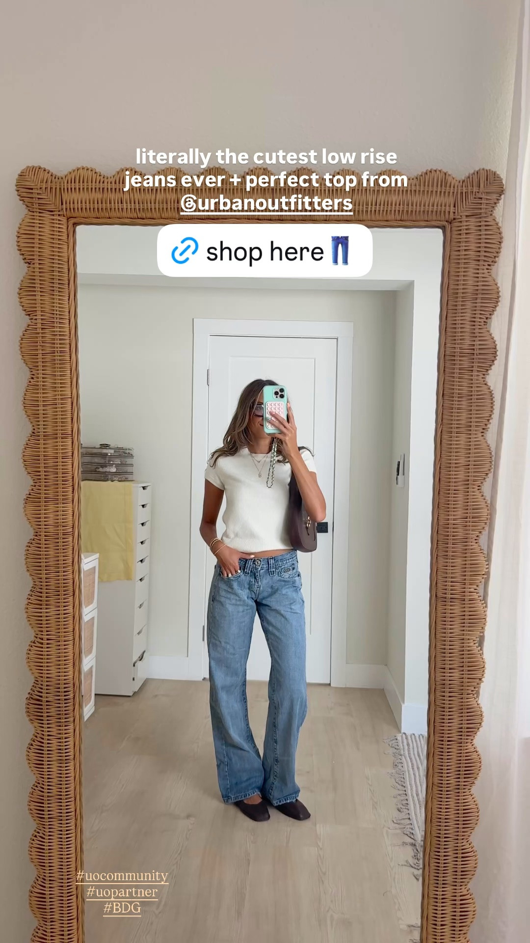 #uopartner so many cute new denim + tops from @urbanoutfitters - the best wardrobe staples for summer to fall transition outfits & back to school season 💕🛍️ wearing a 24/00 and XS. #uocommunity #BDG
