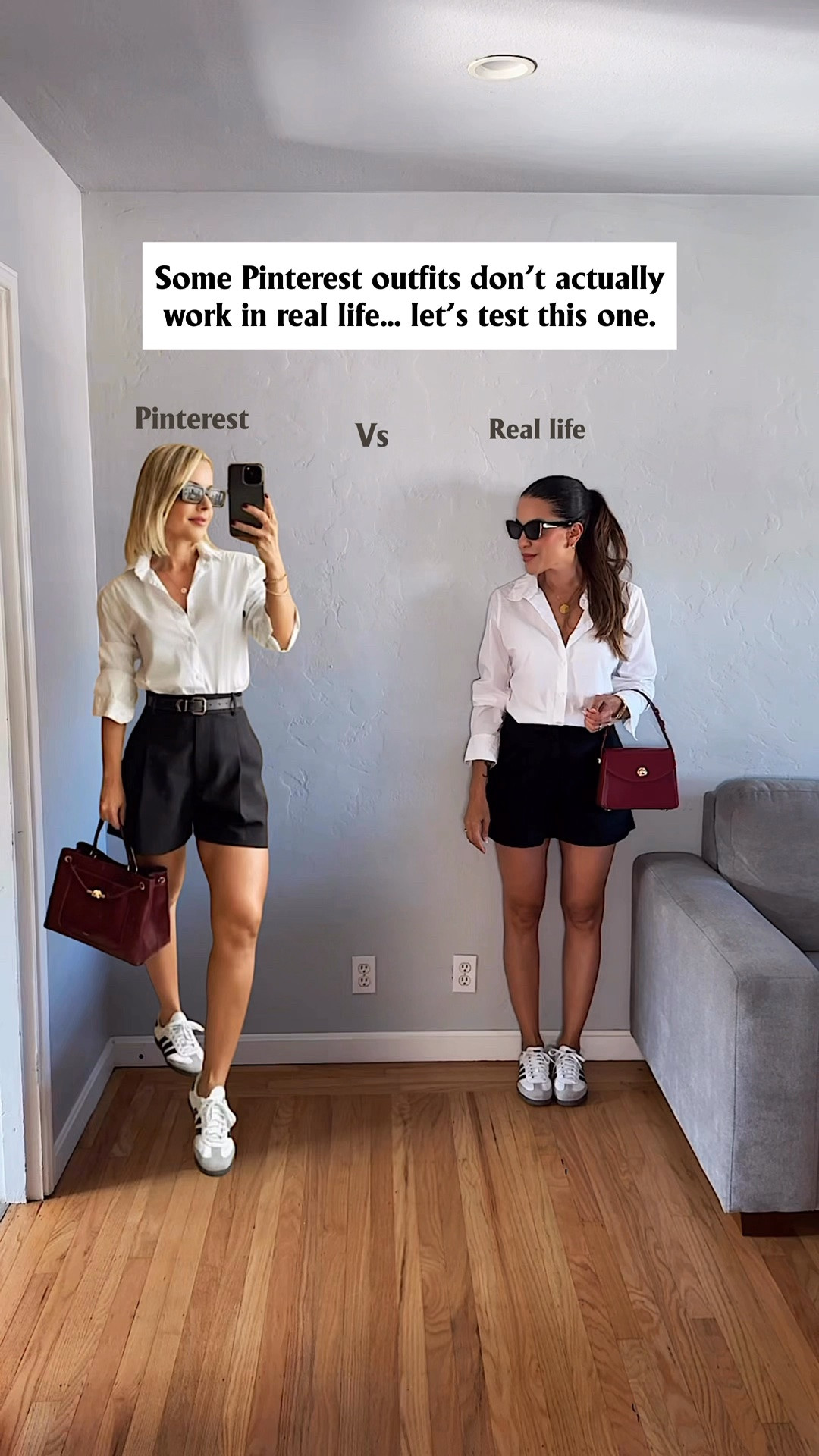 The outfit formula that never fails. 🖤🤍

A crisp white button-down, tailored black shorts, classic sneakers, and a structured bag create the perfect balance of polished and casual. Timeless, versatile, and easy to recreate with pieces you’ll wear all year long.

white button down outfit, black tailored shorts, casual chic outfit, effortless summer outfit, classic outfit formula, elevated basics, capsule wardrobe essentials, sneakers outfit, timeless style, minimalist fashion, everyday chic outfit, black and white outfit, LTK finds, wearable fashion, Real Life Chic.

#LTKootd #LTKOver40 #LTKSaleAlert