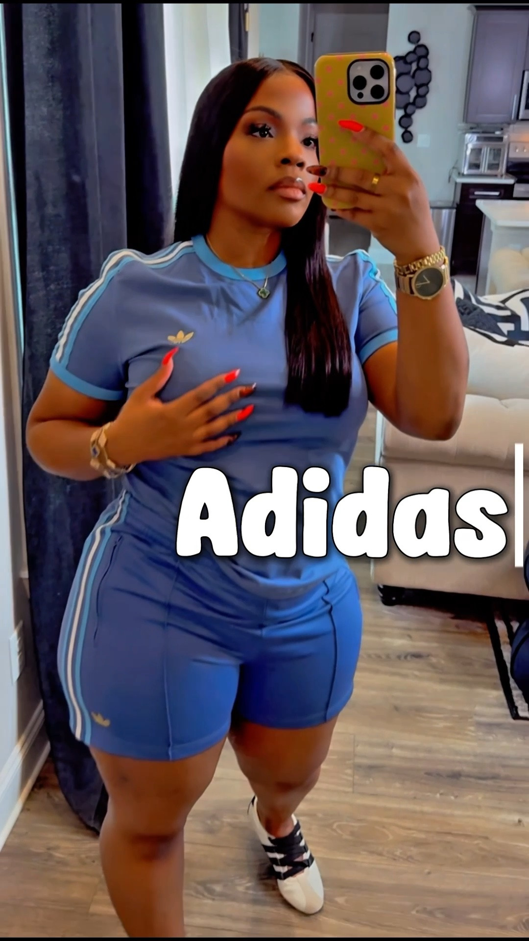 Classic style with Adidas!
•5’5 198 wearing size large in all pieces.
Shoes fits true to size

#LTKootd #LTKActive #LTKMidsize