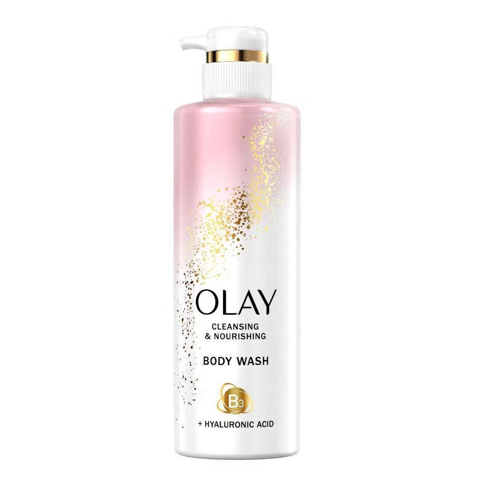 Olay Nourishing Body Wash with Pump - Vitamin B3 and Hyaluronic Acid - 17.9 fl oz | Target