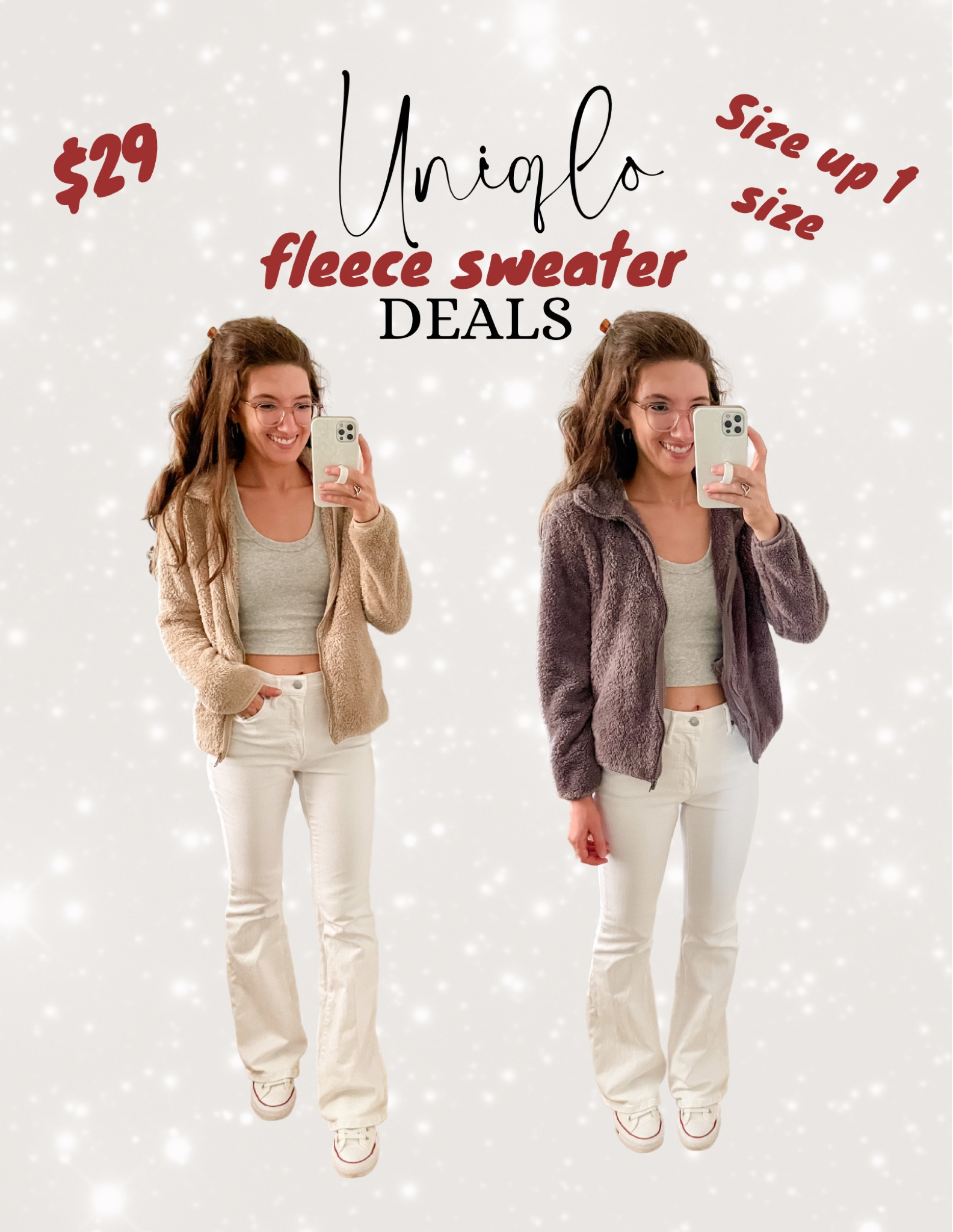 These Uniqlo fleece jackets are AMAZING! So soft and comfortable. I suggest sizing up 1 size. In my true size, the sleeves are too short. Highly recommend  

#LTKGiftGuide #LTKsalealert #LTKHoliday