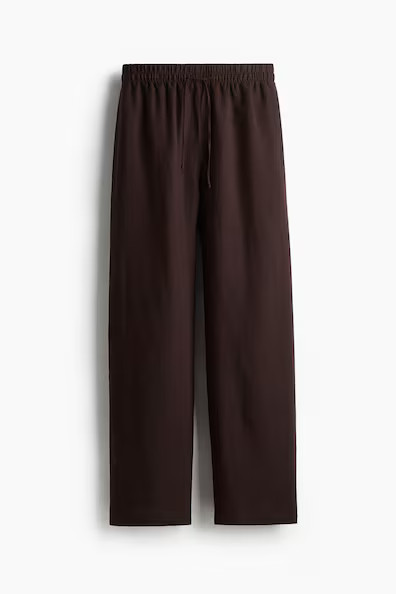 H & M - Linen-Blend Pants - Brown | H&M (US + CA)