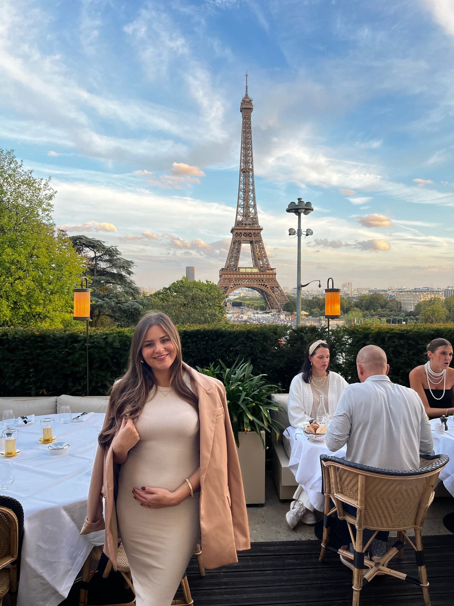 Monochromic dinner look 🤎 I am wearing an XS in the dress and jacket 

Amazon find, camel blazer, faux leather blazer, stretchy midi dress, shein, ribbed dress, high neck dress, pregnancy outfit, fall style, Europe trip, brown heels, tortoise heels 

#LTKeurope #LTKfindsunder100 #LTKtravel