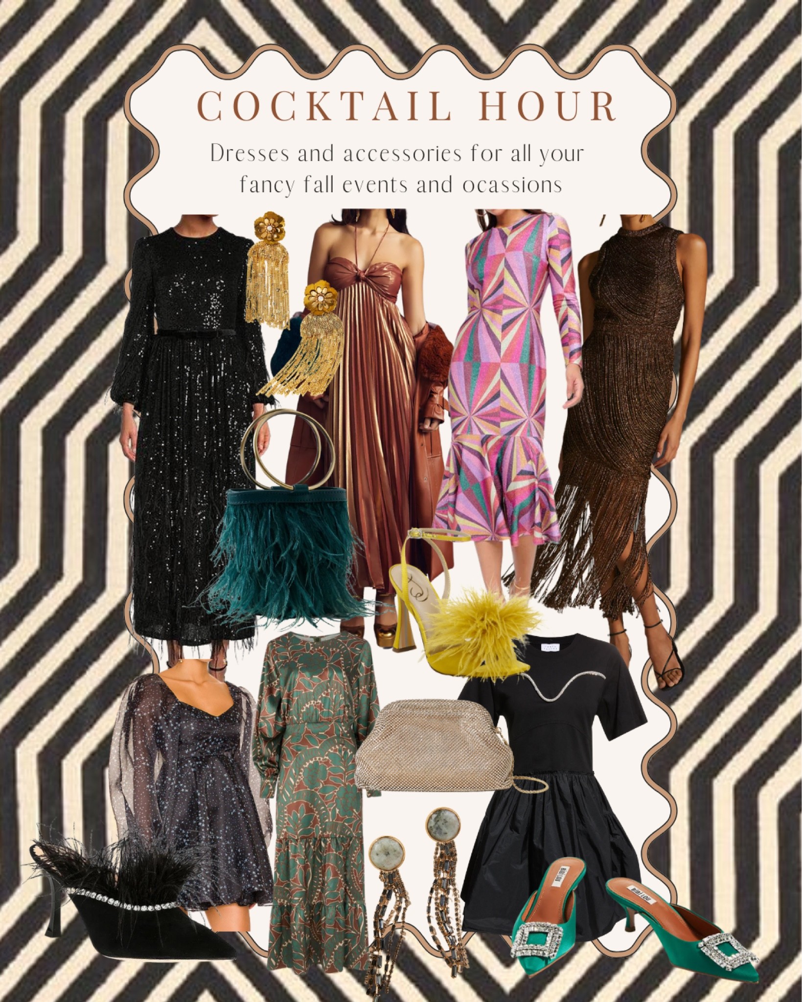Fall cocktail dresses // wedding guest dress // formal event dresses // accessories //holiday dresses 

#LTKSeasonal #LTKstyletip #LTKHoliday