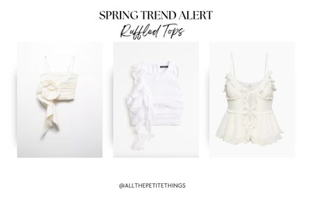 2024 Spring Trend Alert: Ruffled Tops 🤍

#LTKSeasonal #LTKstyletip #LTKfindsunder100