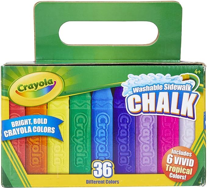 Crayola Sidewalk Chalk 36 Ct | Amazon (US)