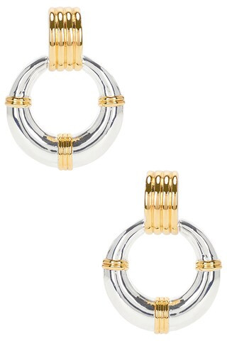 Heaven Mayhem Rosa Mixed Earrings in Gold & Silver from Revolve.com | Revolve Clothing (Global)