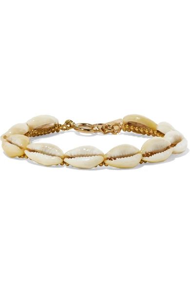 Isabel Marant - Gold-tone And Shell Bracelet - White | NET-A-PORTER (US)