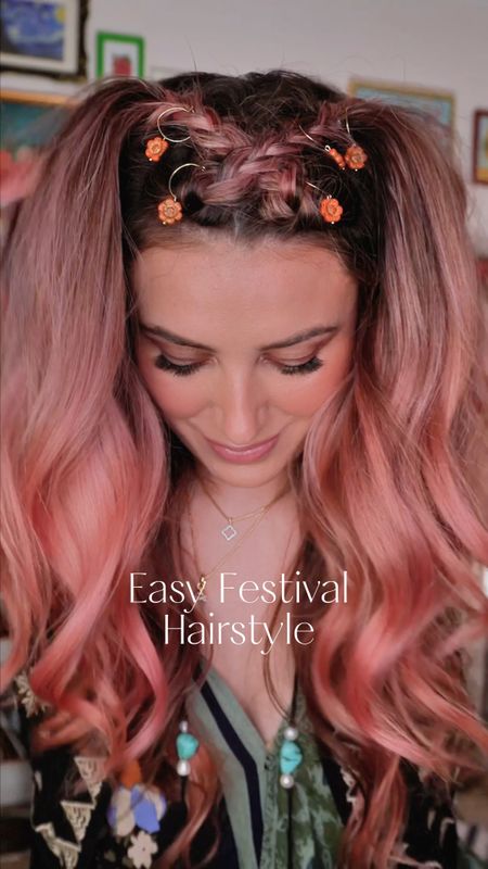 EASY Festival Hairstyle! #LTKbeauty #LTKvideo #LTKfestival