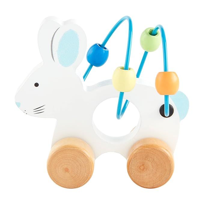 Mud Pie Bunny Abacus Toy, Blue, 5" x 5" | Amazon (US)