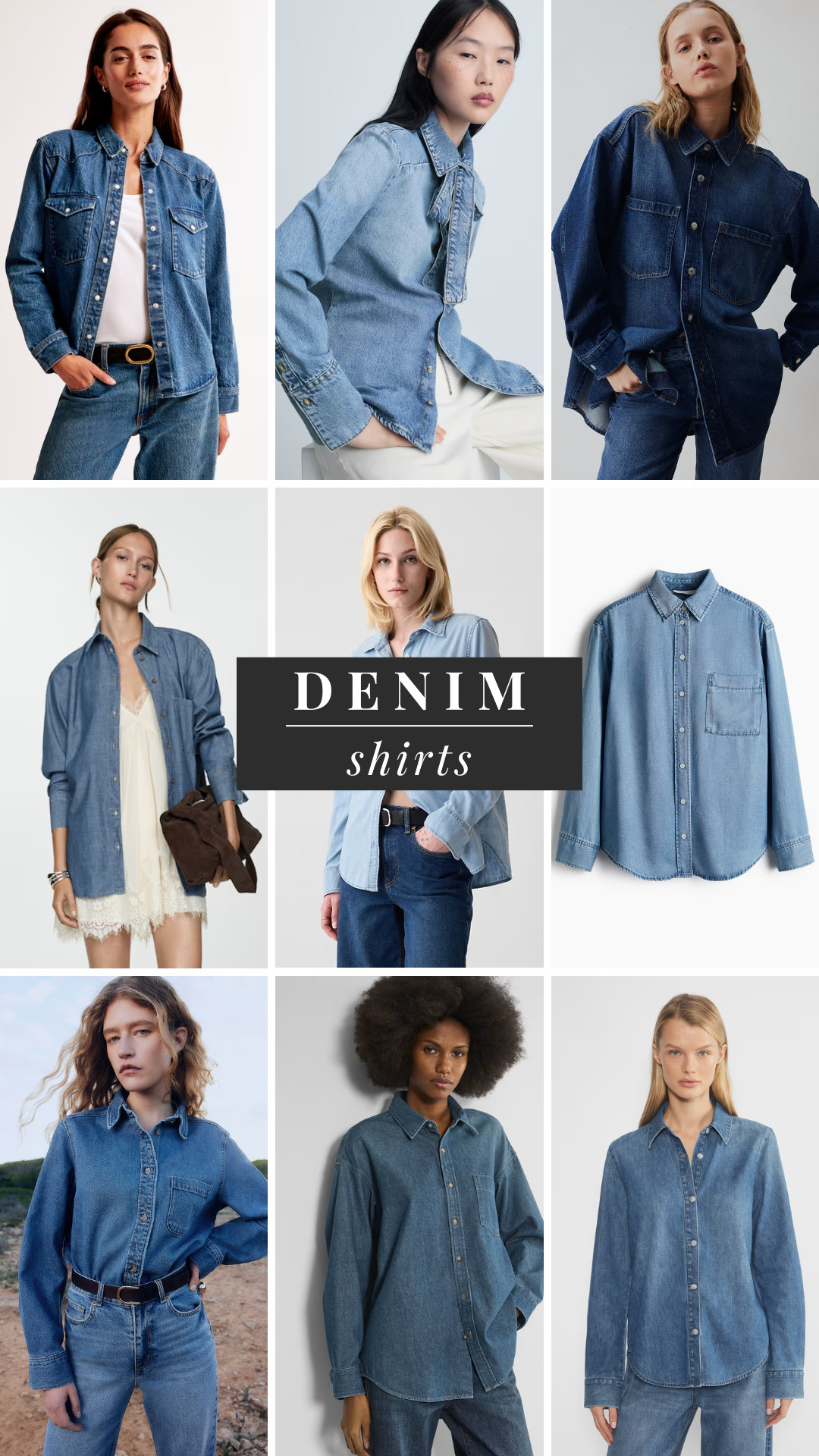 Denim shirts 

 #LTKSeasonal #LTKFindsUnder100 #LTKStyleTip