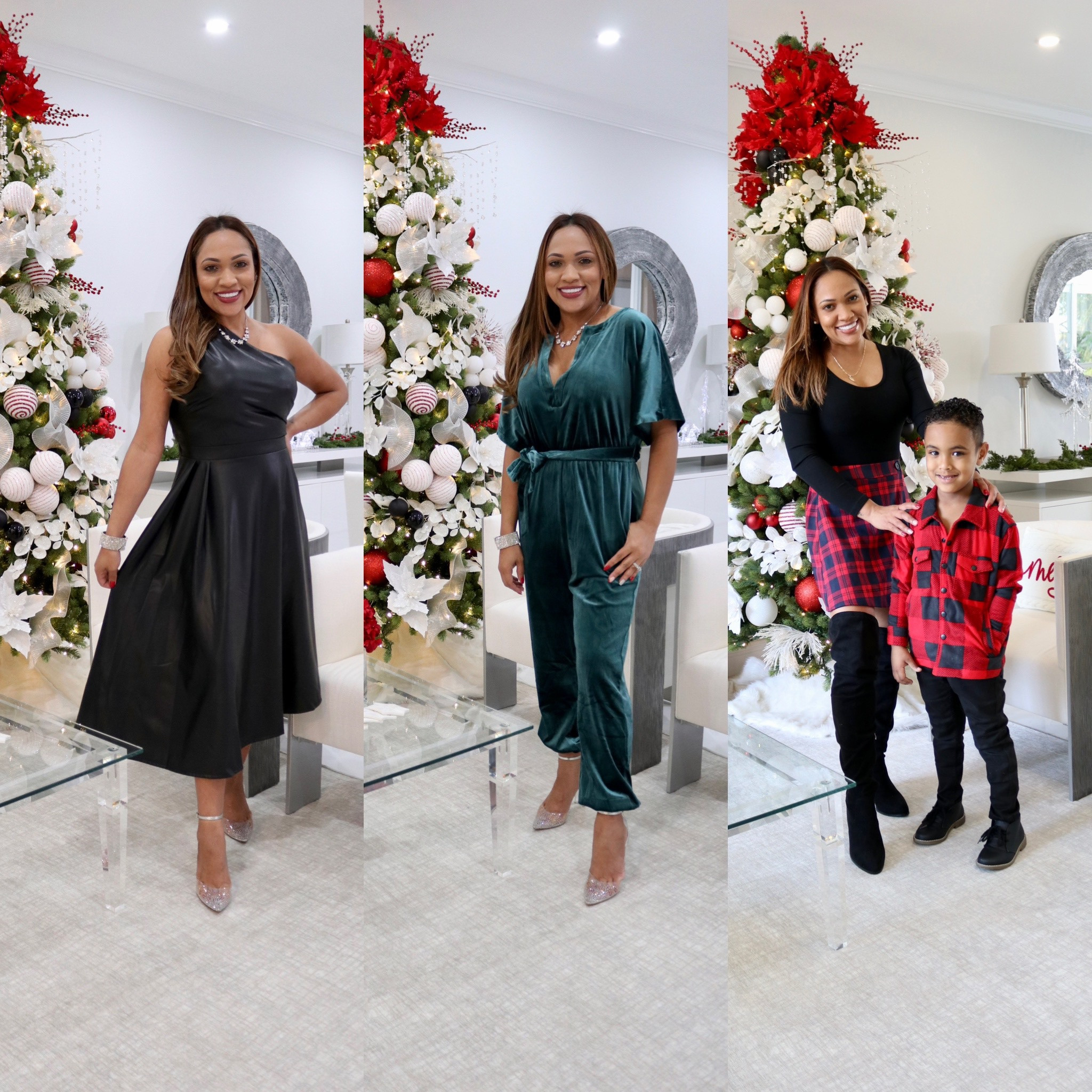 
I found the cutest Holiday outfits all from
@walmartfashion #Ad the faux leather dress from sofia vergara line is sexy and classy look perfect for any Holiday Celebration. You can shop all my fave holiday finds on my https://liketk.it/3X4bi

and in the link in my bio under “shop my home/fashion #walmartpartner #walmartfashion #liketkit # LTKunder50  