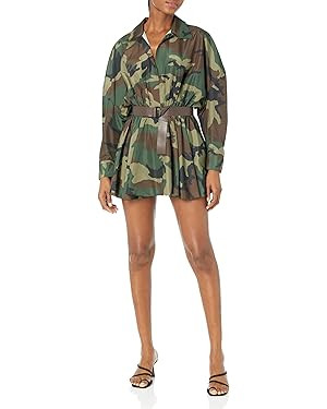 Norma Kamali Women's Super Oversized Bf Nk Shirt Flared Mini Dress | Amazon (US)
