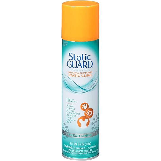 Static Guard Fabric Spray, Fresh Linen Scent, 5.5 Ounce Can | Amazon (US)