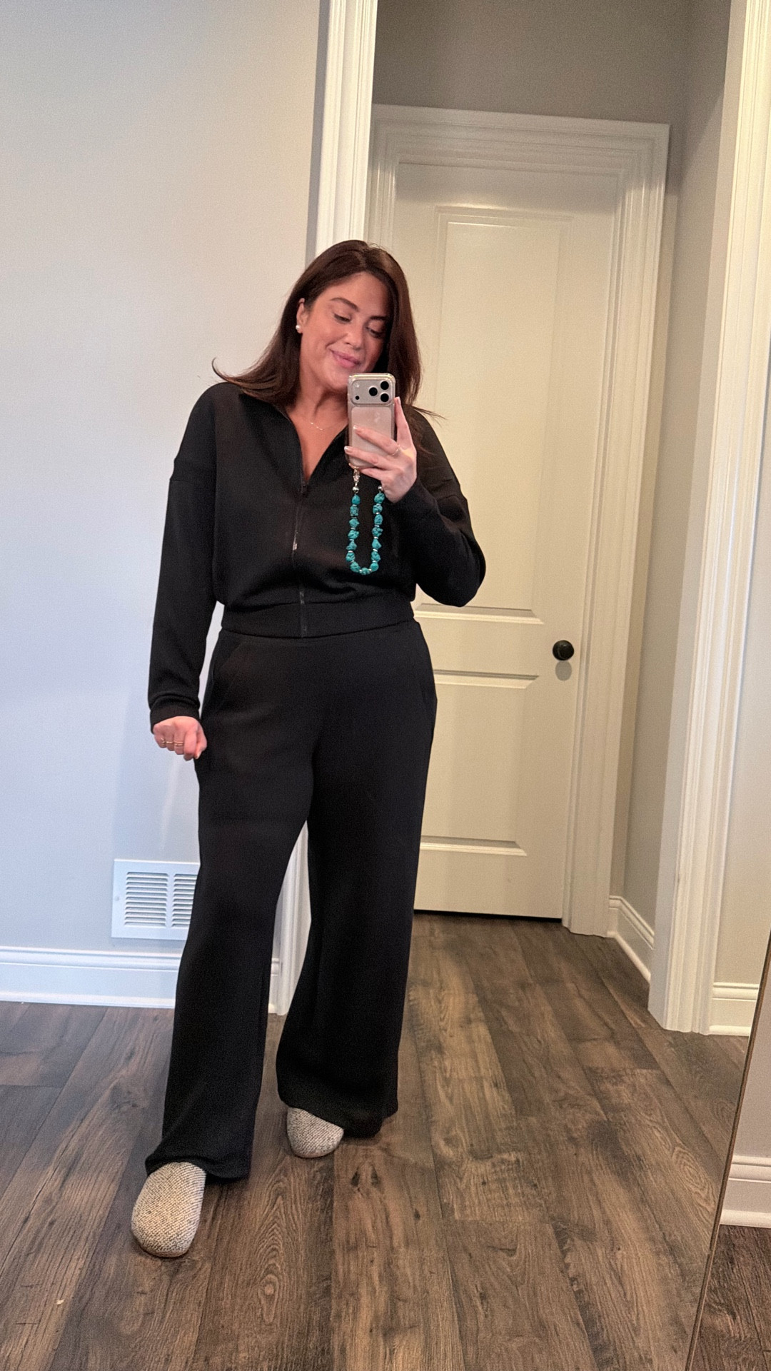 Many imitators of Spanx Air Essentials but I don’t think they compare to the temperature regulation, so while they’re on sale - a good time to invest. This is the track jacket and track pant and I’m loving the vibes. I sized up in pants (1X,) but it’s not required I just like extra room in hips (if you’re hippy size up if you want roomy) in true size (XL) in jacket. #ltkfall

#LTKGiftGuide #LTKdayinmylife #LTKCyberWeek