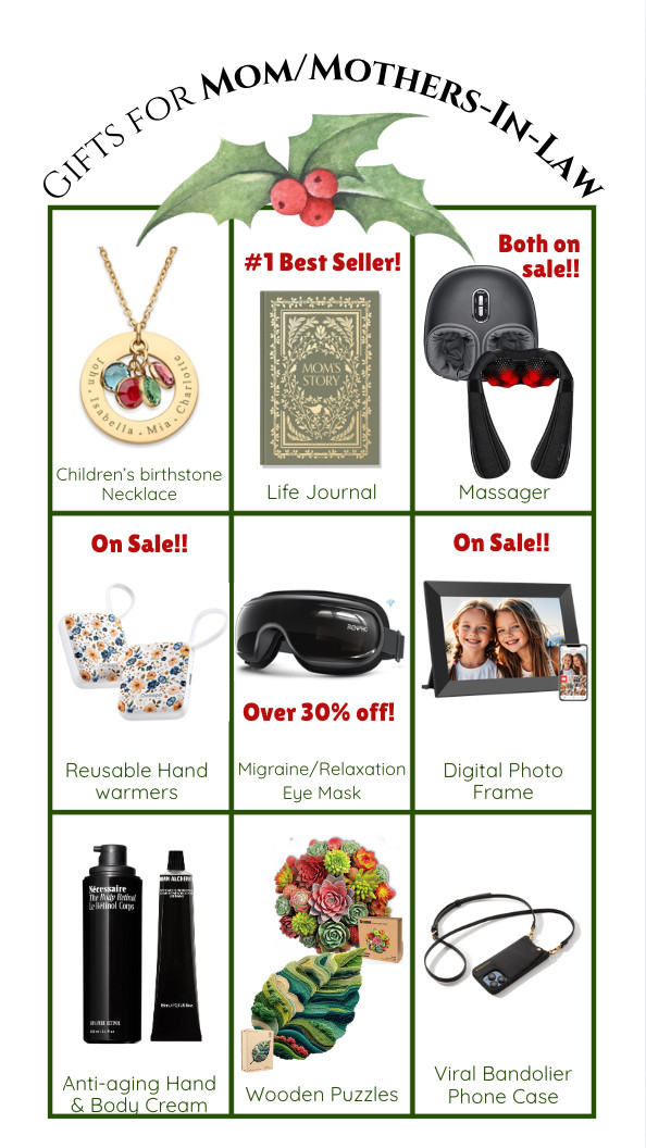 Gifts perfect for those hard-to-shop-for mothers or mothers-in-law!  

 #LTKGiftGuide #LTKHoliday #LTKSaleAlert