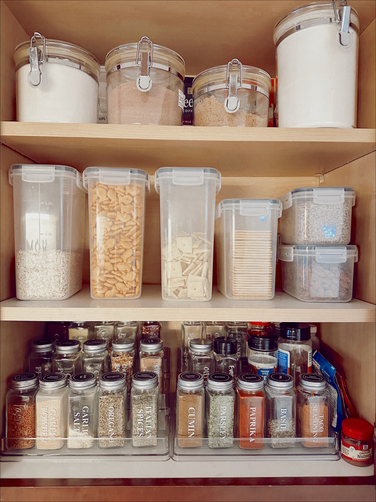 cabinet organization! it just looks so good when I open the door and see this, it is pretty and functional! 

#LTKFind #LTKunder50 #LTKhome