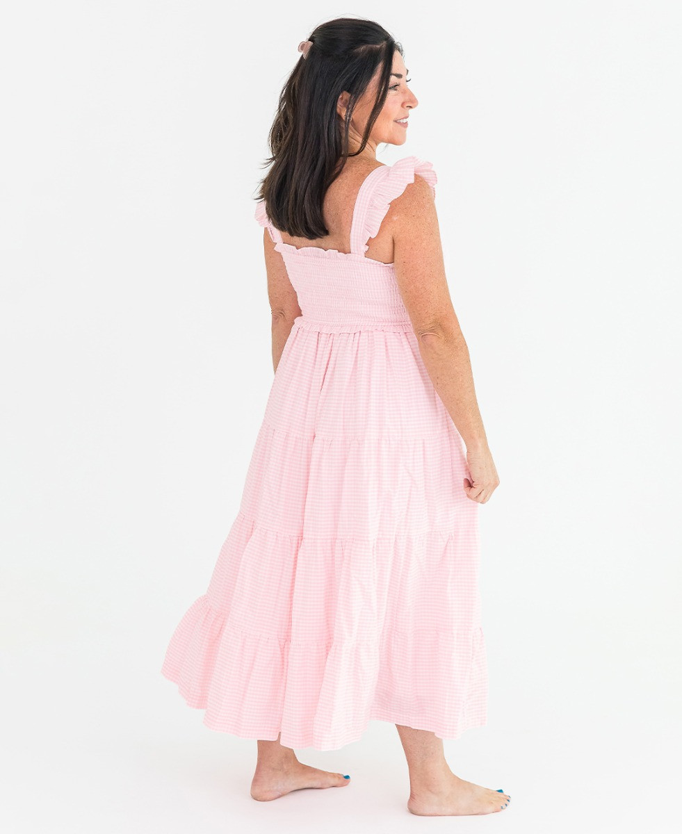 Women's Smocked Flutter Strap Dress | RuffleButts / RuggedButts