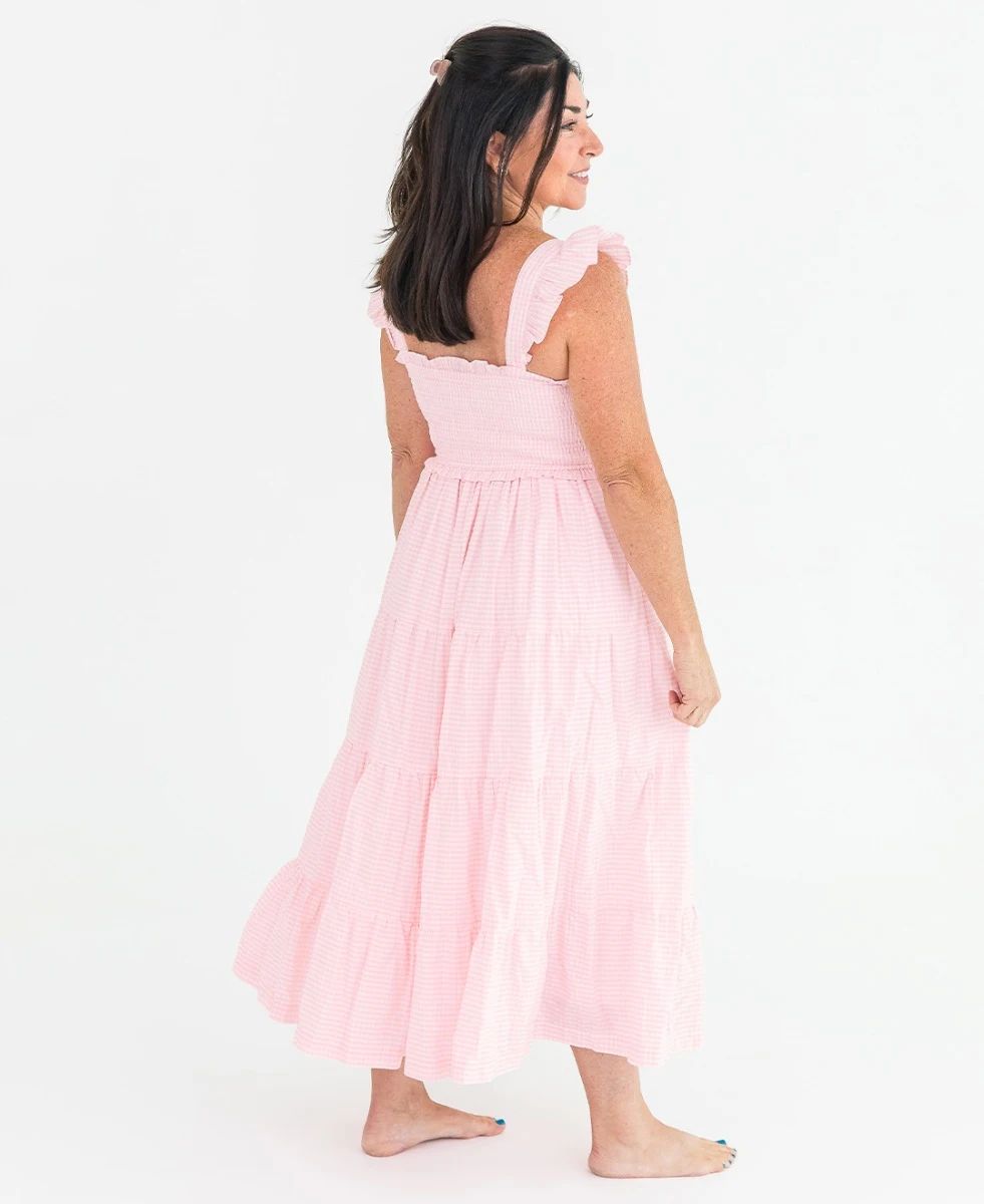Women's Smocked Flutter Strap Dress | RuffleButts / RuggedButts