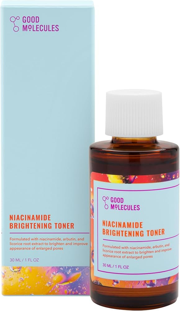 Good Molecules Niacinamide Brightening Toner - Toner for Face with Niacinamide and Arbutin for Sk... | Amazon (US)