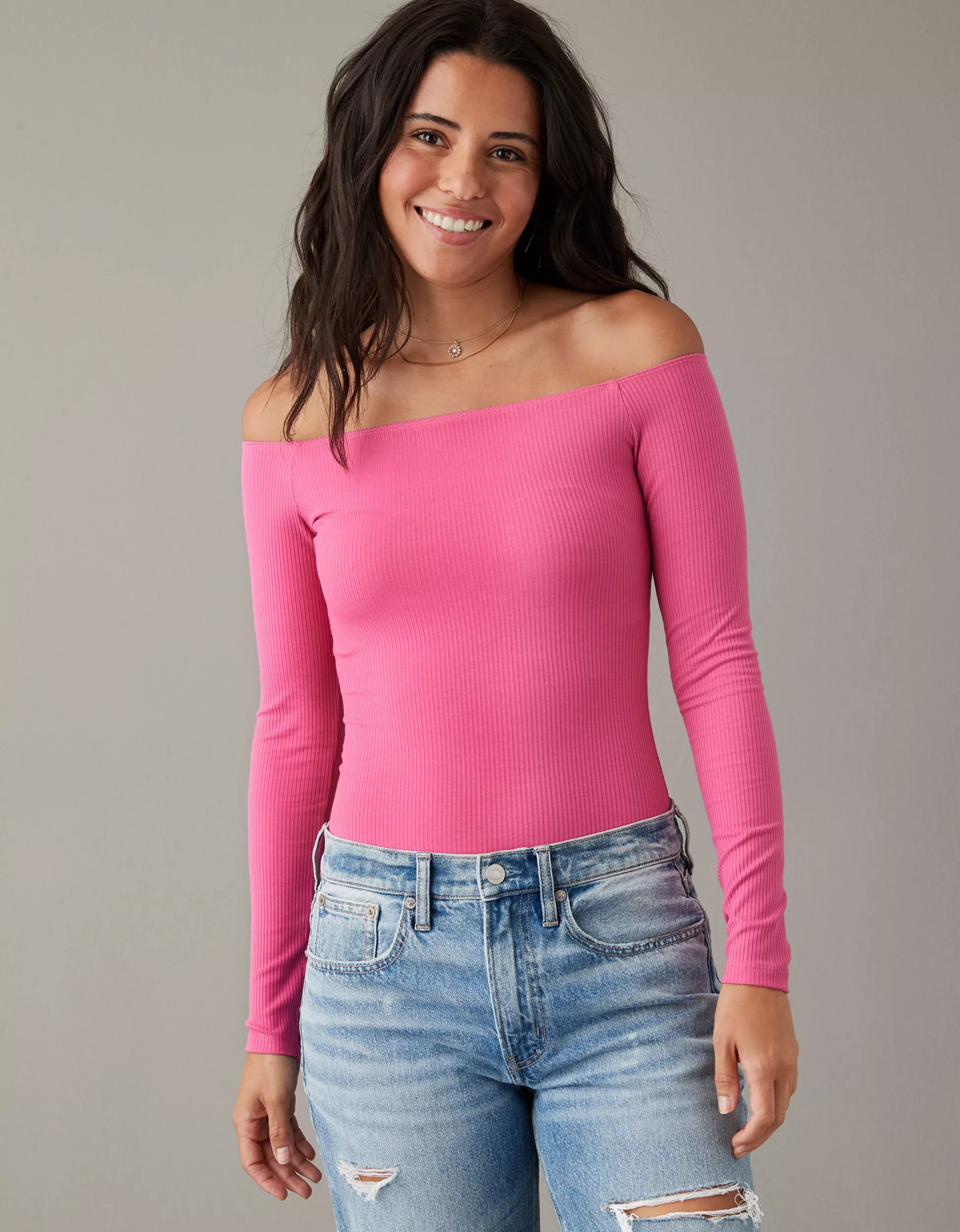 AE Off-the-Shoulder Bodysuit | American Eagle Outfitters (US & CA)