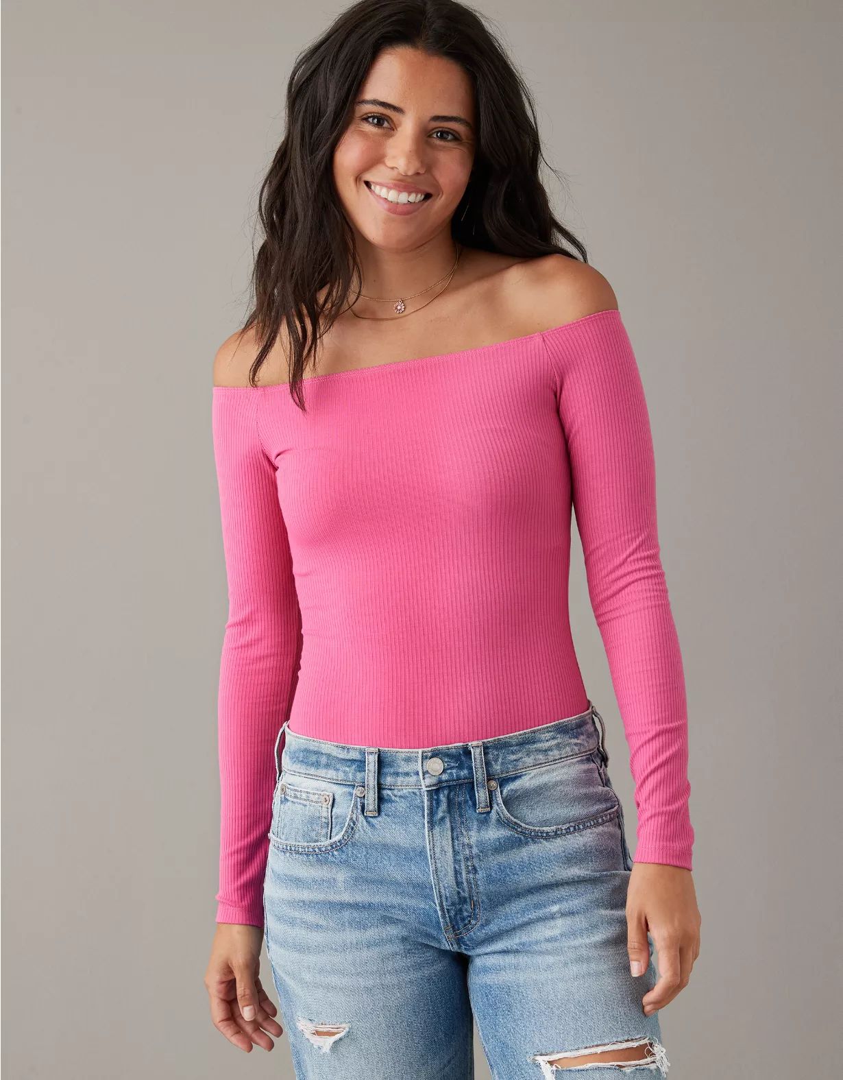 AE Off-the-Shoulder Bodysuit | American Eagle Outfitters (US & CA)