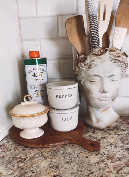 Favorite decor trend… Grecian Bust Planter as a utensil holder in your kitchen.  

#LTKhome #LTKstyletip #LTKfindsunder50