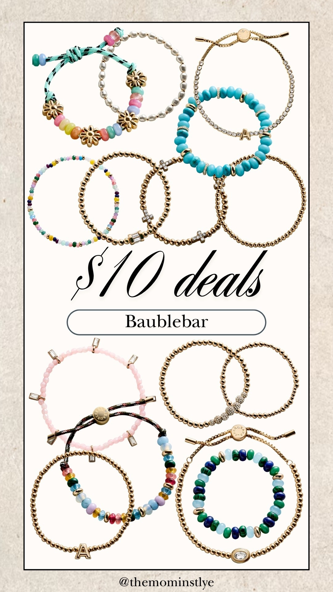All bracelets on this graphic only $10!!! 

#LTKootd #LTKMothersDay #LTKSaleAlert
