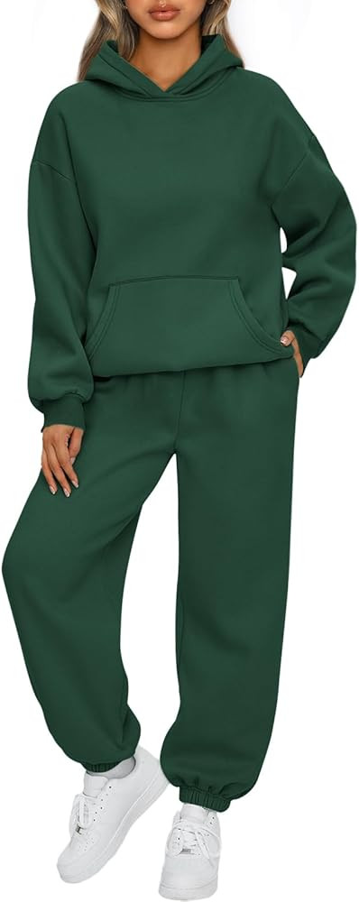 AUTOMET Womens 2 Piece Outfits Sweatsuit Sets, Oversized | Amazon (US)