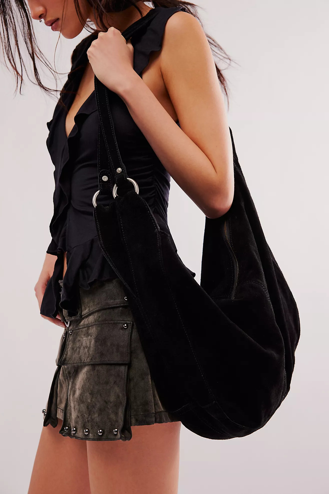 Roma Suede Tote Bag | Free People (Global - UK&FR Excluded)