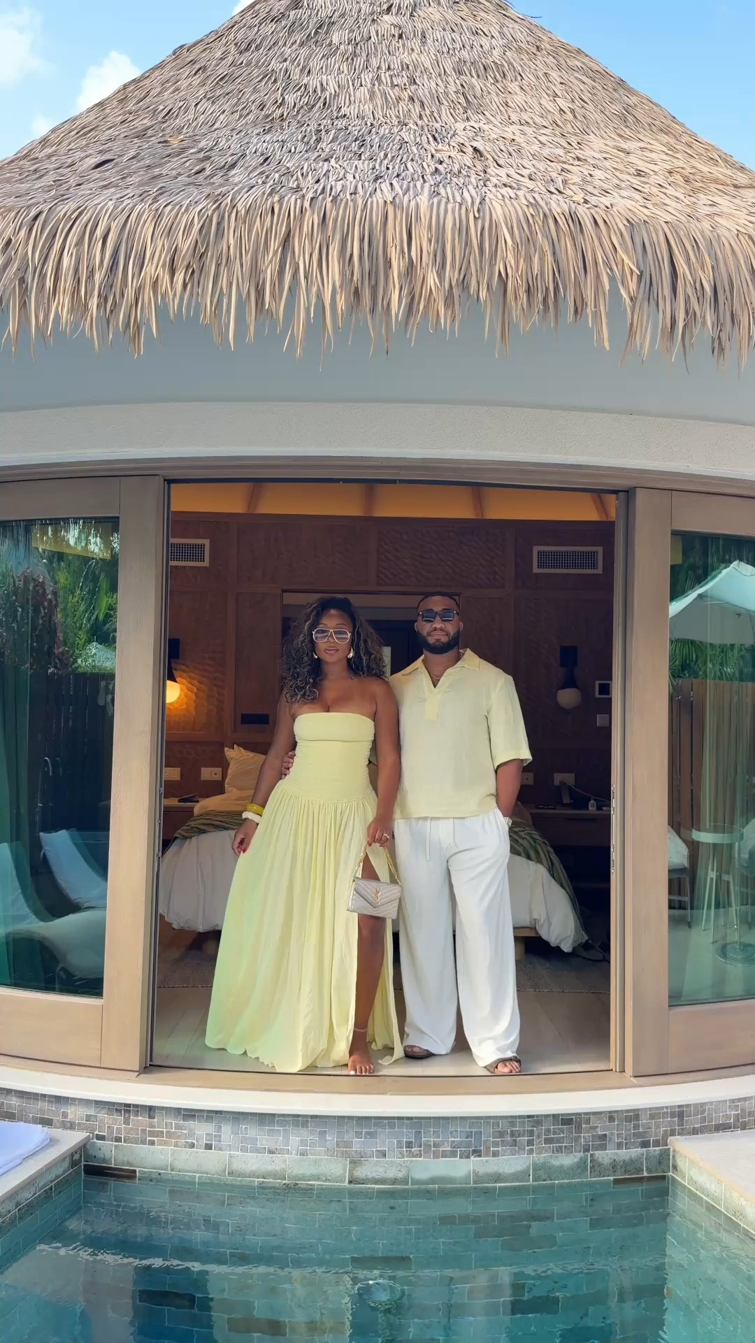 St. Lucia look book 🥰🏝️ 5’9 200 lbs wearing — medium in yellow dress. Large in black dress (wear the nood bra cups for boob support!). 8 on green dress (can’t link it’s from peppermayo). Large in white dress. Large in bathing suits. White pants old so I linked similar style! 

#LTKHoliday #LTKTravel #LTKTall