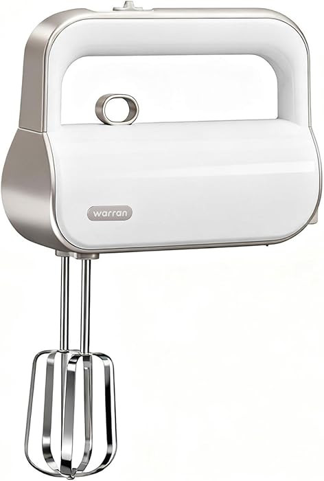 Master 4-in-1 Electric Hand Mixer with Turbo Boost, Stainless Steel Whisk, Beaters, Dough Hooks &... | Amazon (US)