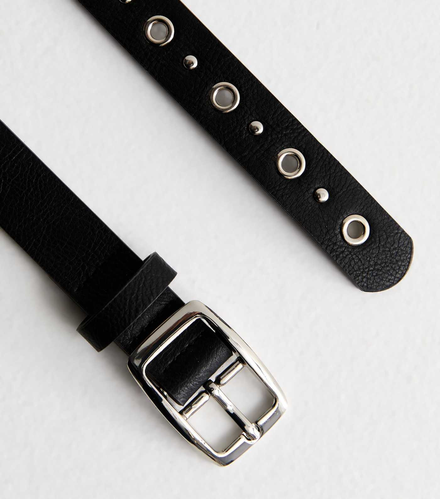 Black Eyelet Belt | New Look | New Look (UK)