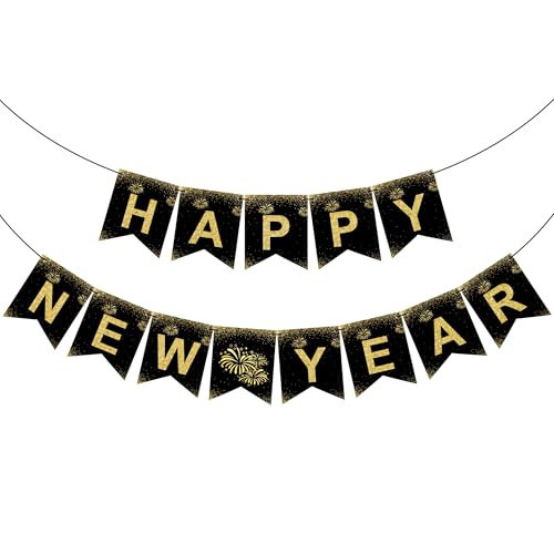OHOME New Years Decorations 2027 - Happy New Year Banner - New Years Eve Party Supplies - Happy New Year Decorations 2027 Eve Decorations | Amazon (US)