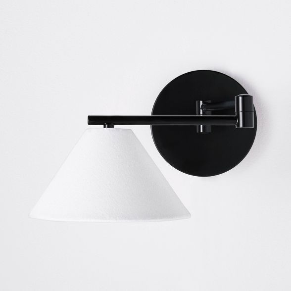 Metal Downbridge Shaded Sconce Wall Light (Includes Energy Efficient Light Bulb) Black - Threshol... | Target