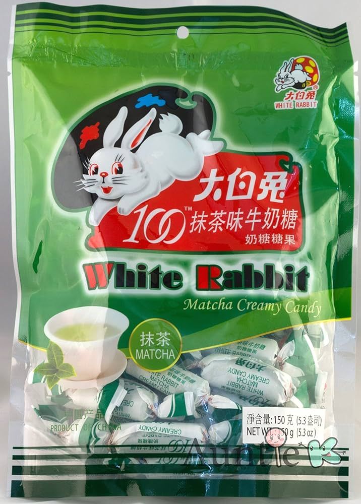 White Rabbit Green Tea Matcha Milk Creamy Candy 5.3 oz | Amazon (US)